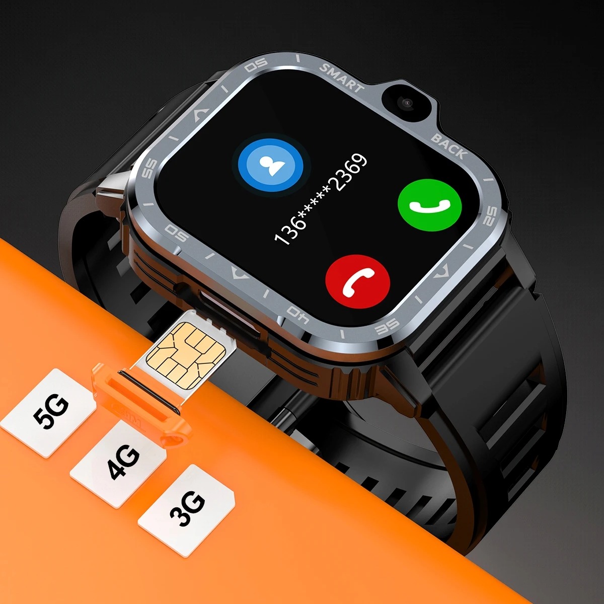 Sim Card V8 Smartwatch Bluetooth Fitness Tracker V8 Smartwatch Sim - Main Image