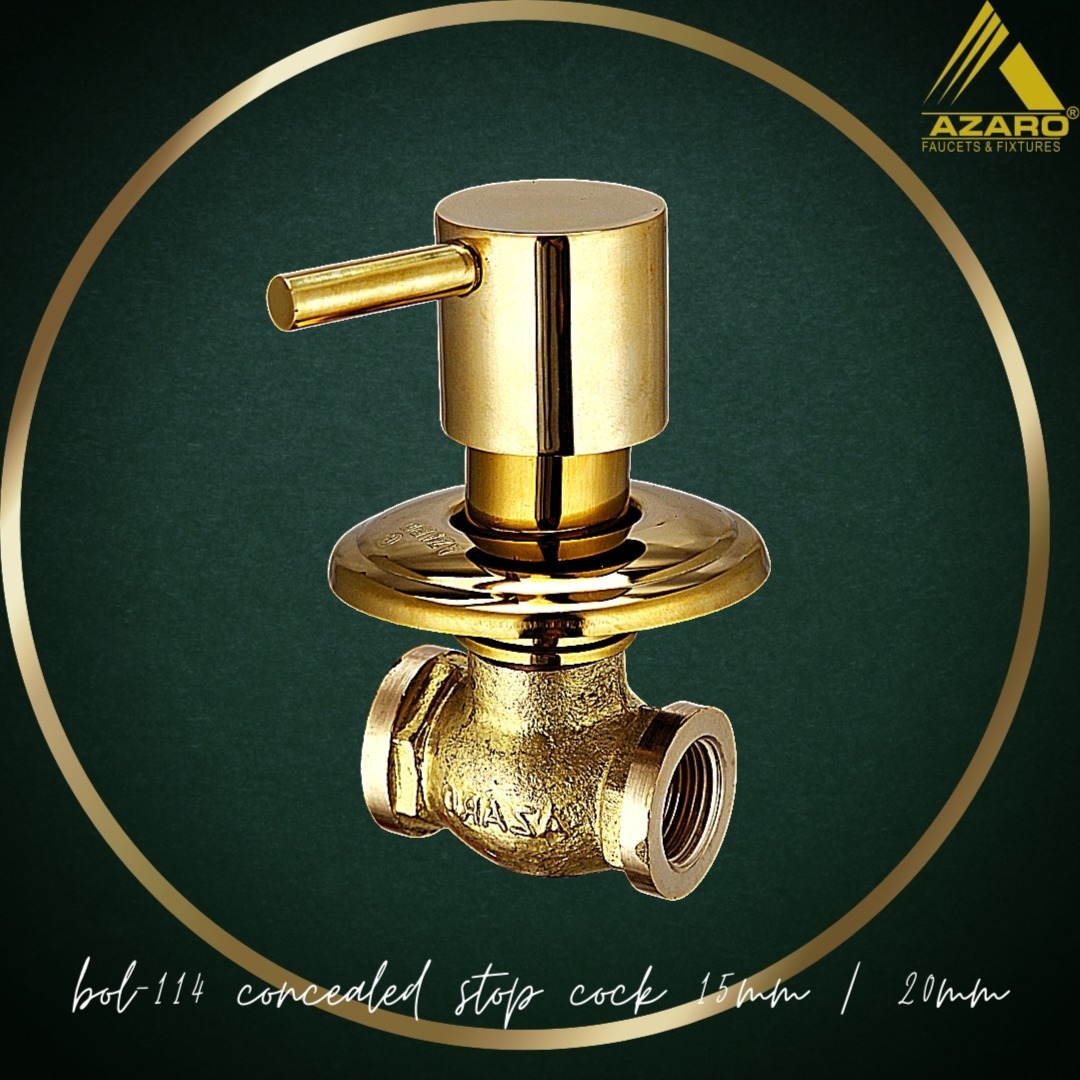 Concealed Stop Cock Brass Bold - 1