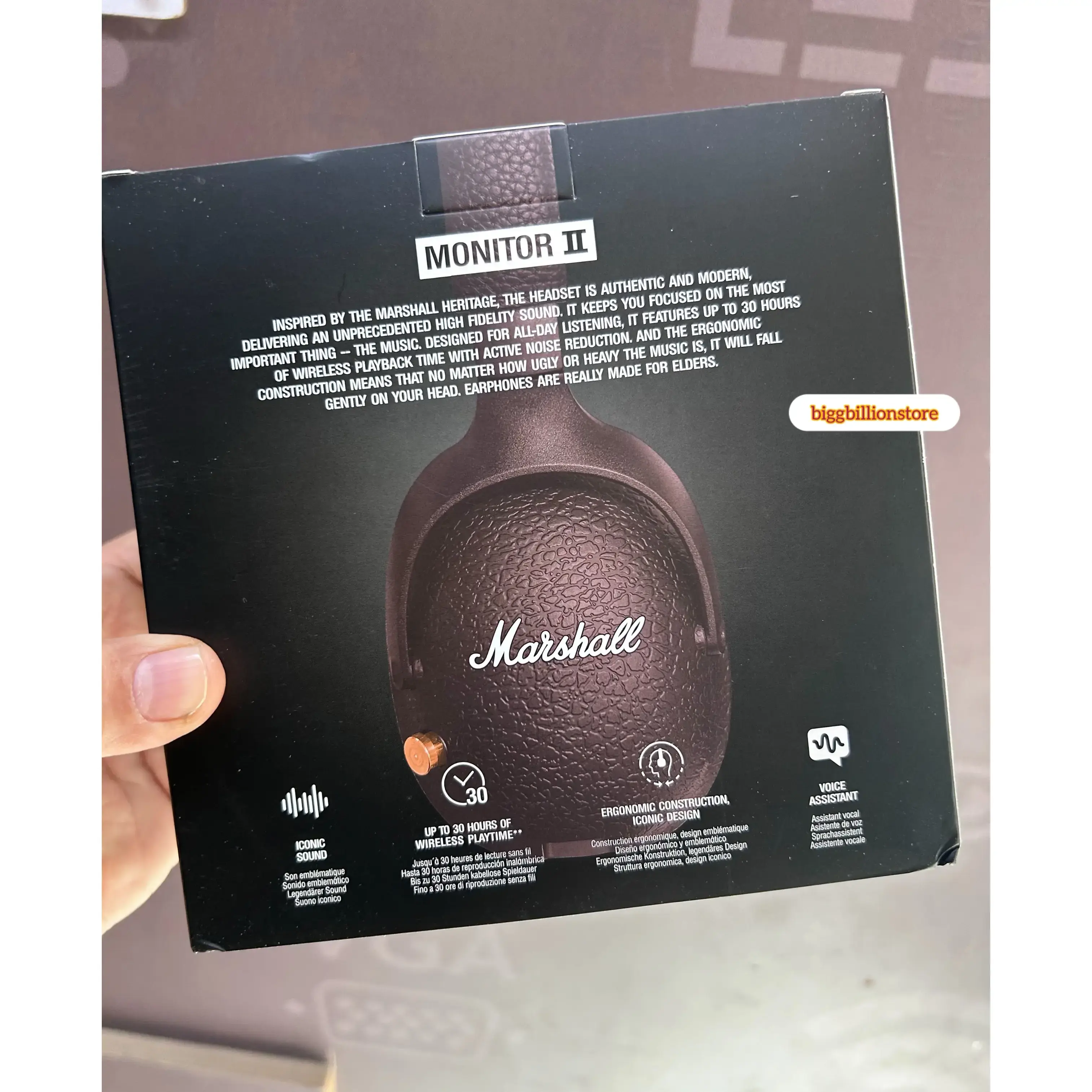 Buy marshal monitor 2 marshall headphone clone premium og model of