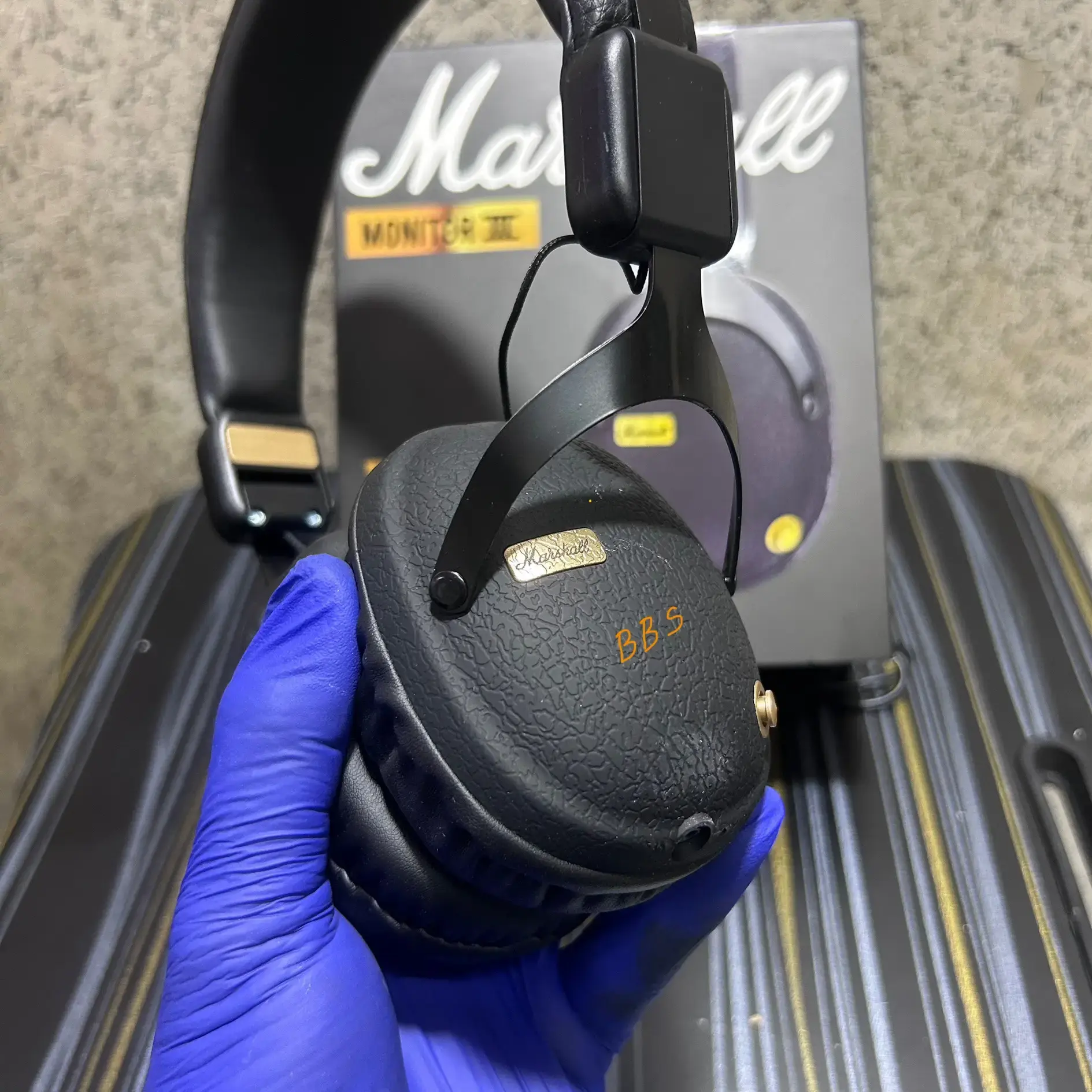 Monitor III Over Ear Bluetooth Headphones monitor headphone clone copy  model Black