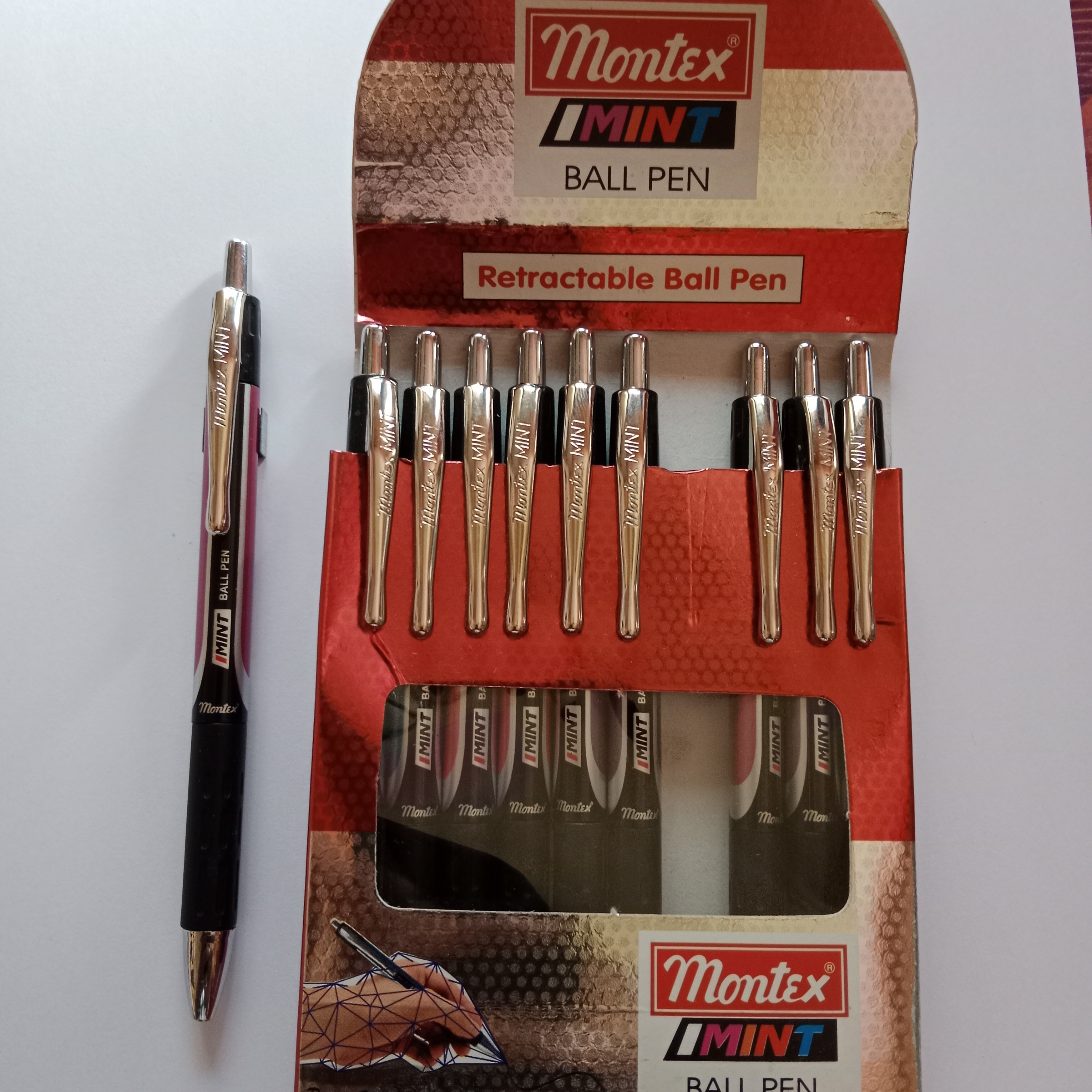 Buy MONTEX Mint Pocket Size Pen (10 Pen) online at best price