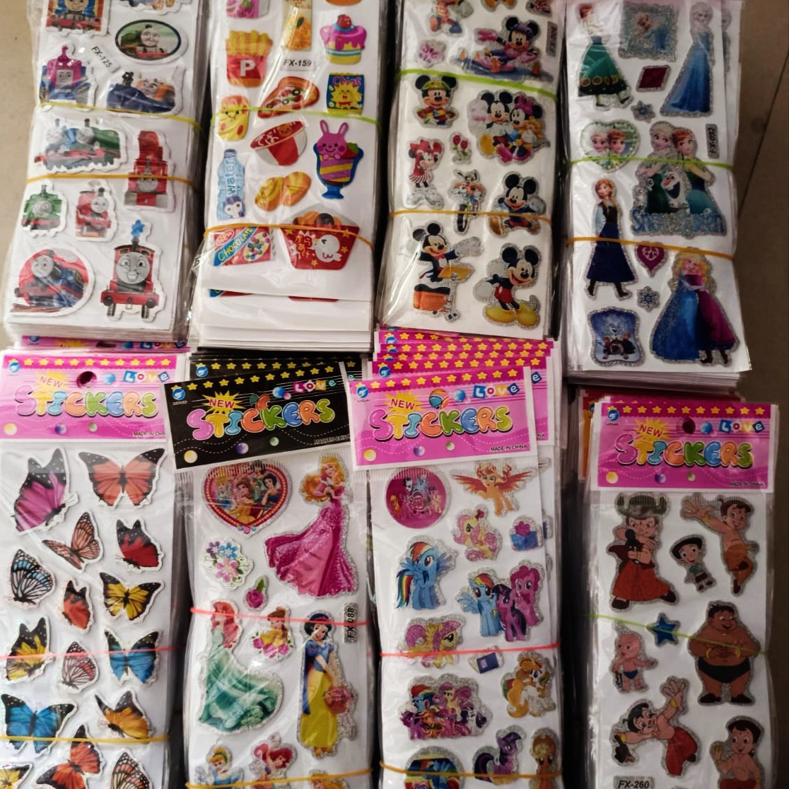 Art & Craft Stickers Patta (Mix Pack Of 20 Patta ) - 1