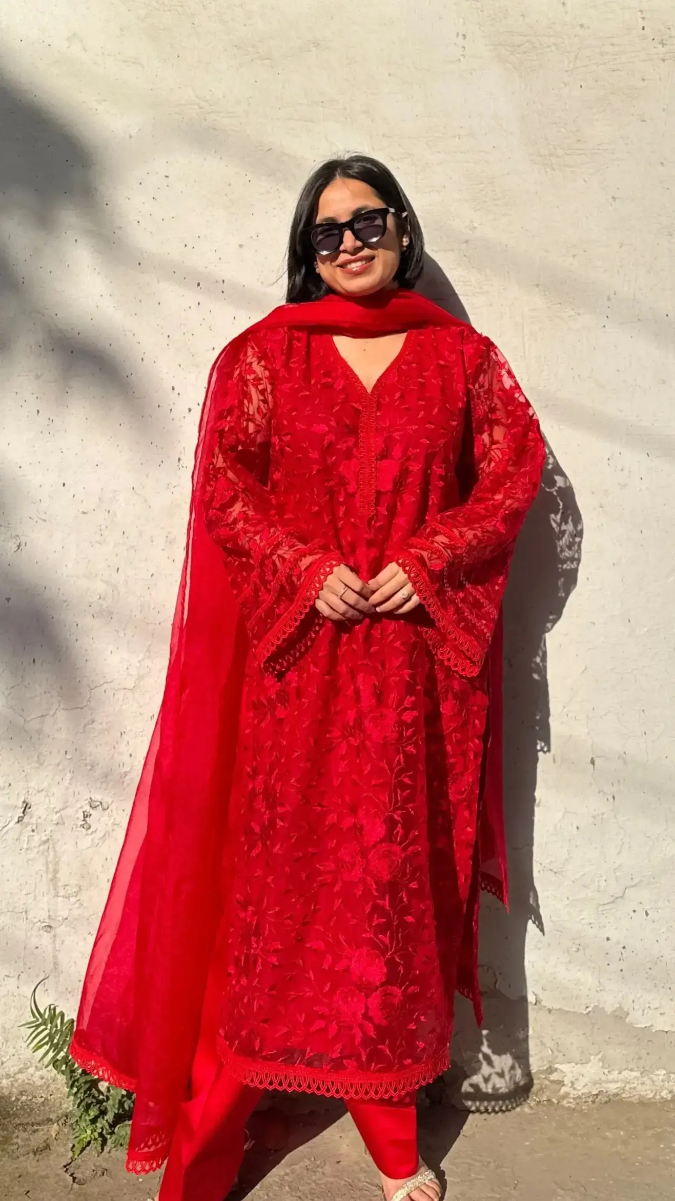 Ghalib Formal Kameez wedding suits for women with embroidered net and cotton salwar