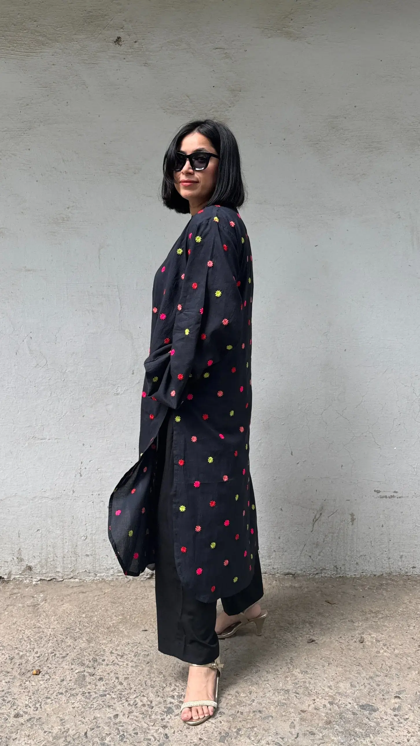 Ranjha Oversized cotton kurta set as a modern and comfortable teej special suit by Pyoor