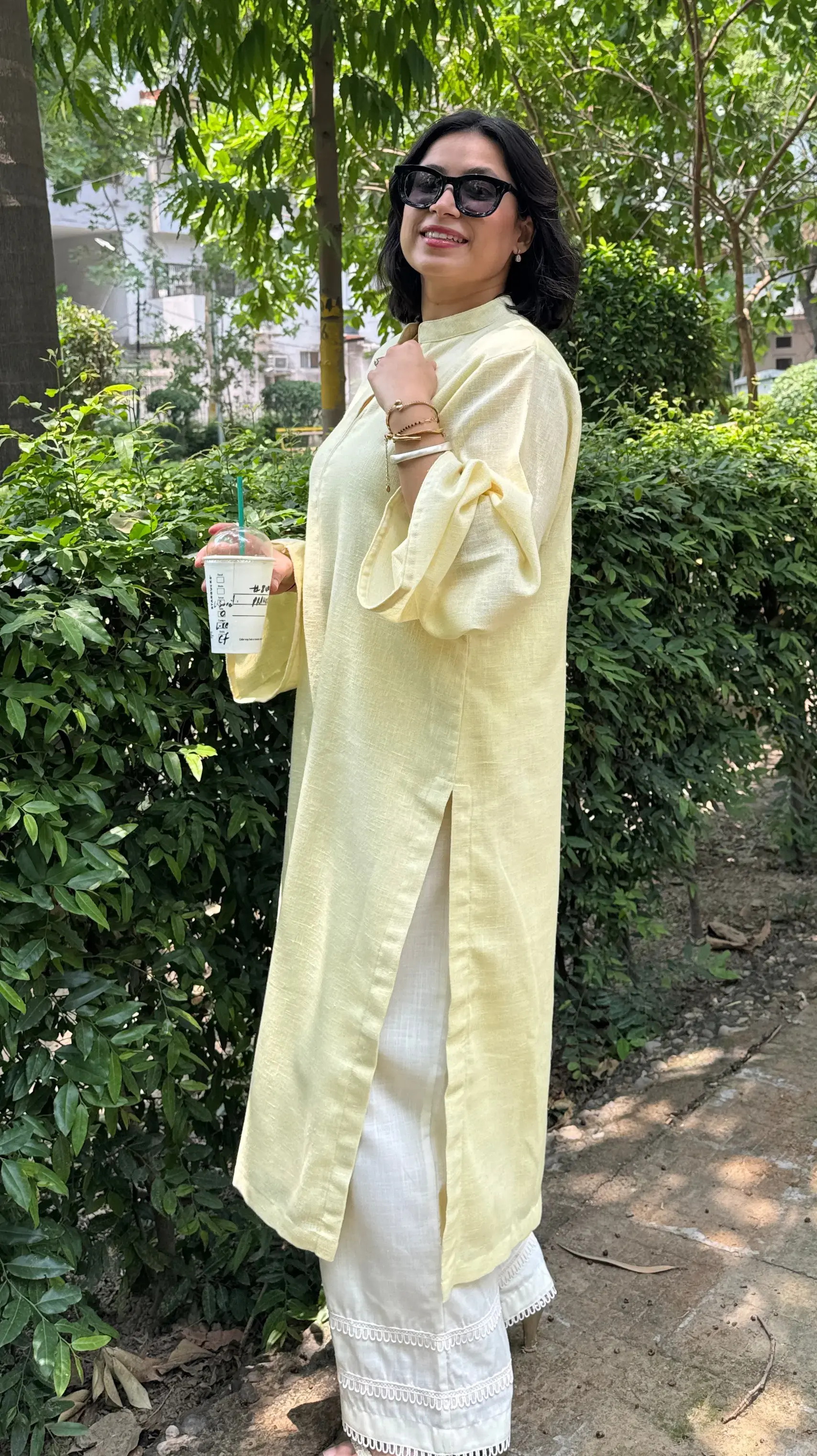 Solids Butter Yellow Kurta Set – lightweight yellow suit for haldi and pre-wedding events