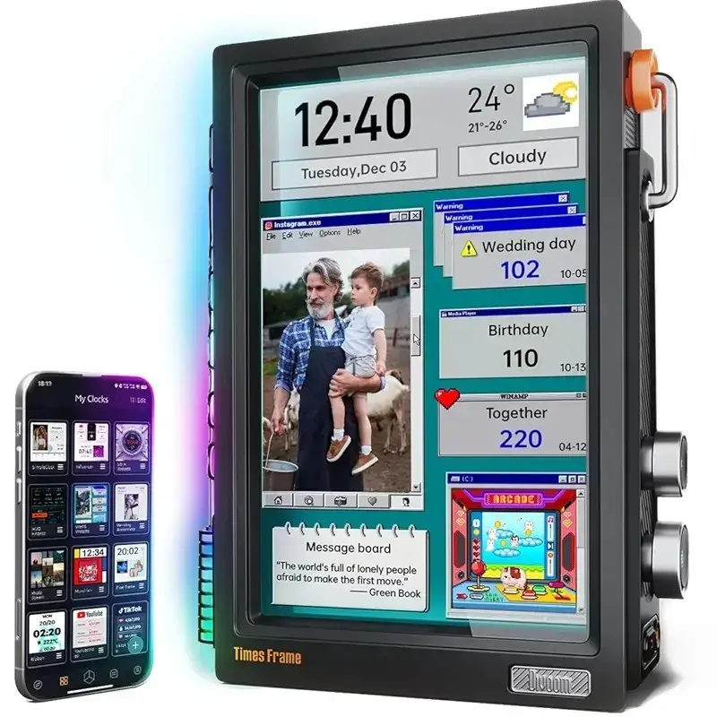 Buy Divoom Times Frame online at best price | CLASSY GADGETS