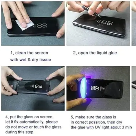 Uv Glue Is It Okay To Put Tempered Glass On A Cracked Screen