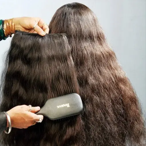 Clip on Hair Extensions for Women 14 inch Original Human Hair Extensions  14 inch 100 gms