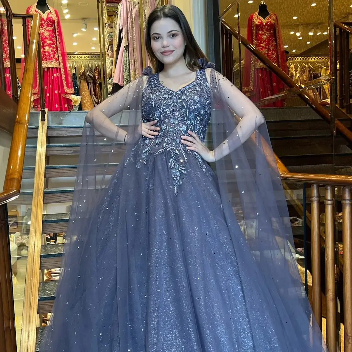 Lilac Engagement Gown