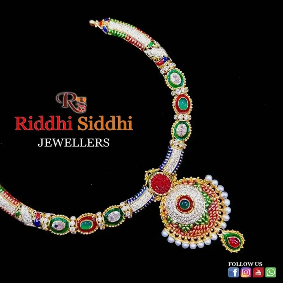 Buy Timeless Elegance The Ultimate Necklace online at best price Riddhi Siddhi Jewellers