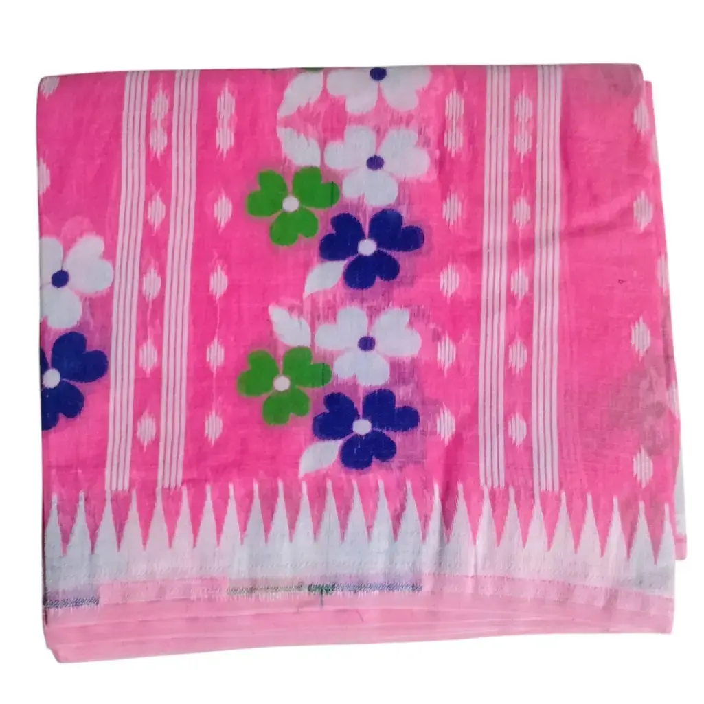 Buy Cotton Jamdani Inafy (Pink) - Code 06 online at best price