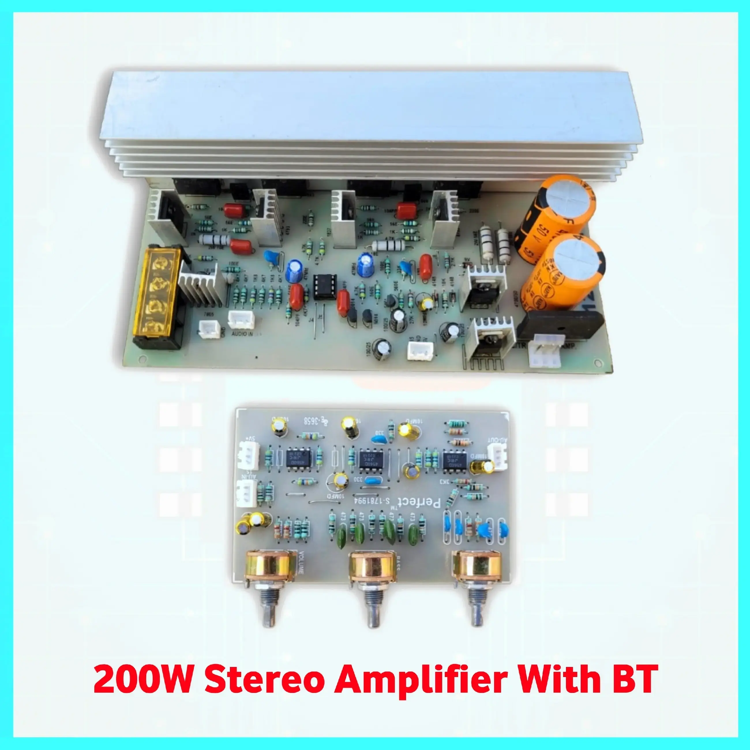 Buy 200 Watts Amplifier With Bass Treble Board You Like Electronic