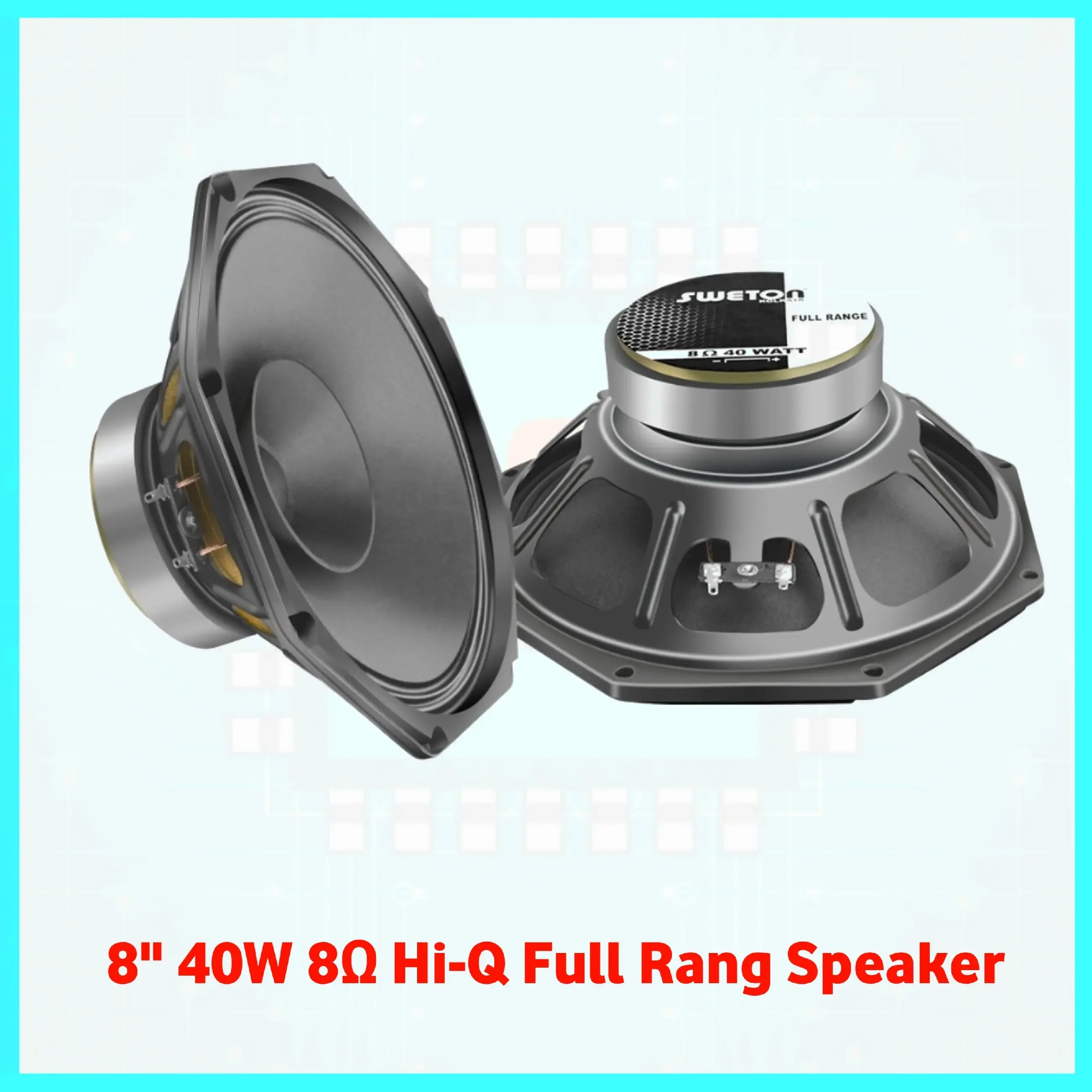 Buy Sweton Inch Full Rang Speaker 40 Watts 8Ω You Like