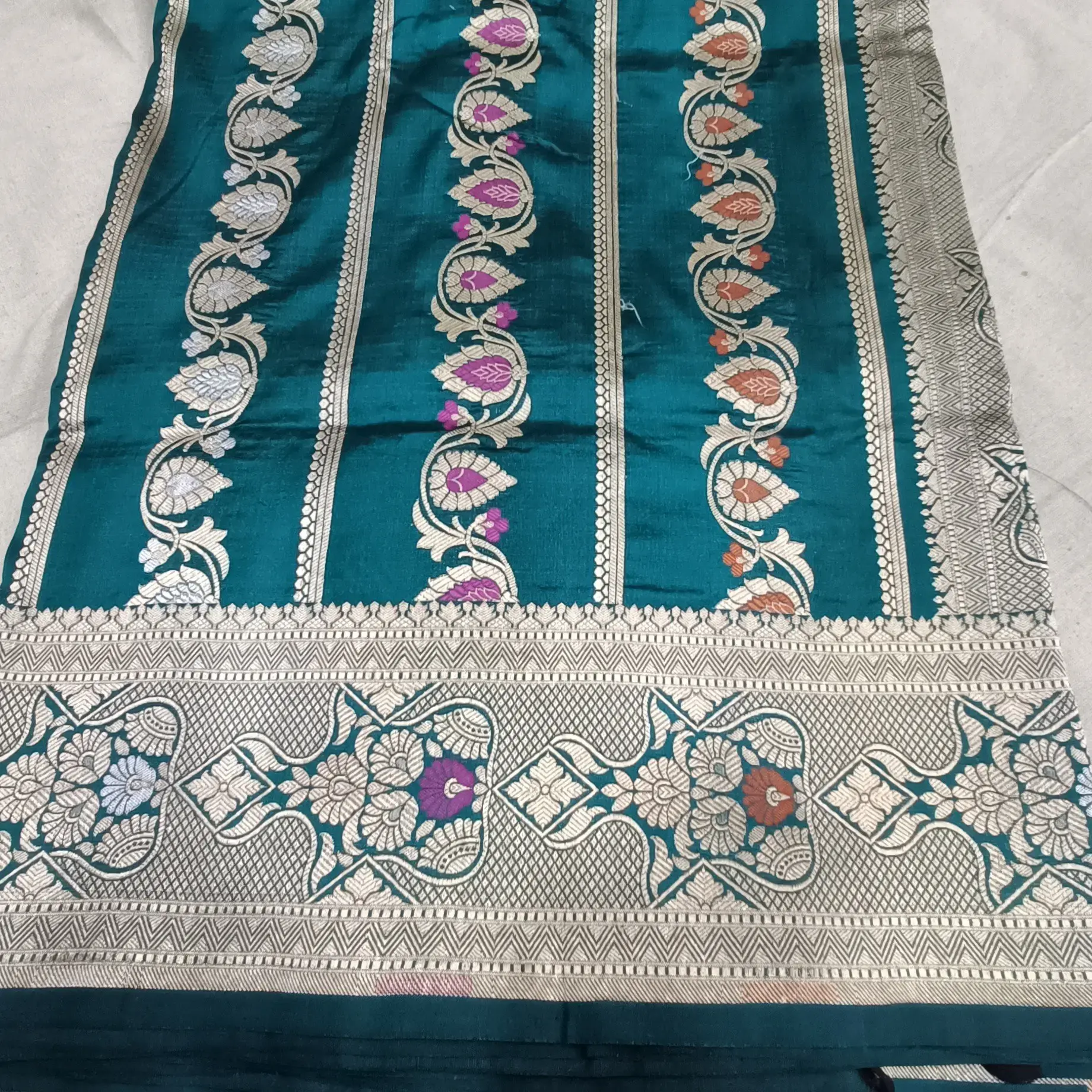 PURE Katan Silk Handloom Saree - 1