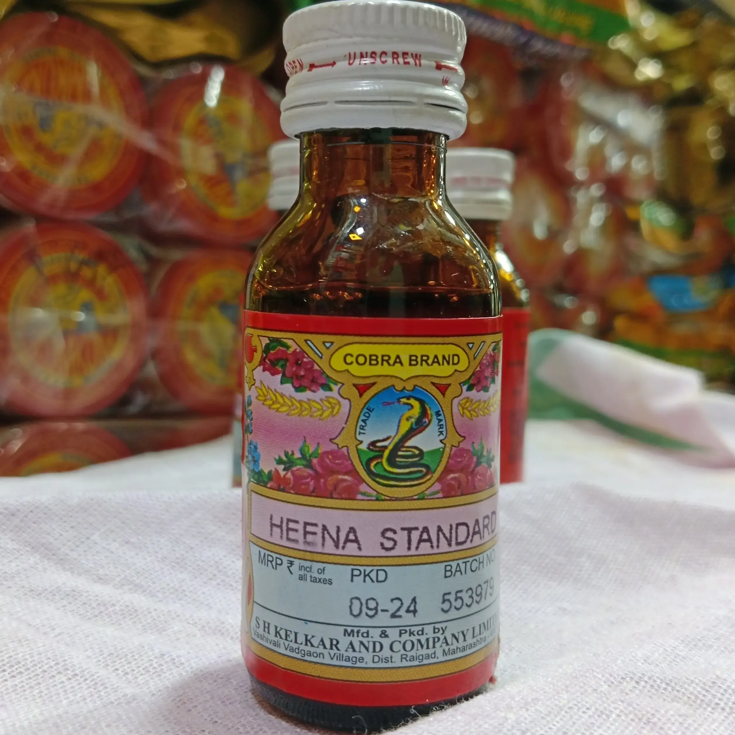 Buy Cobra Attar HEENA STANDARD online at best price Ravi kumkum