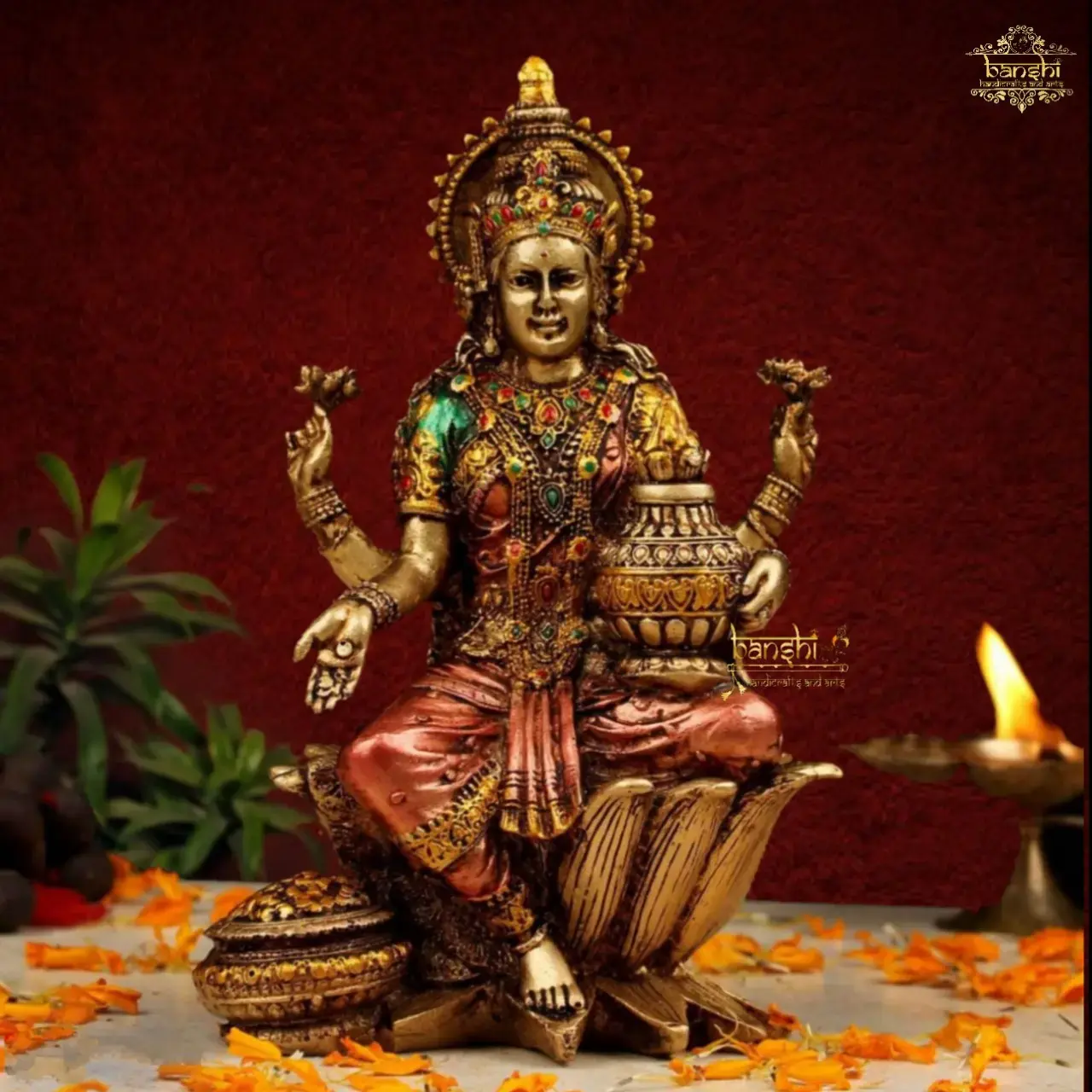 Goddess Lakshmi Statue Banshi Handicrafts