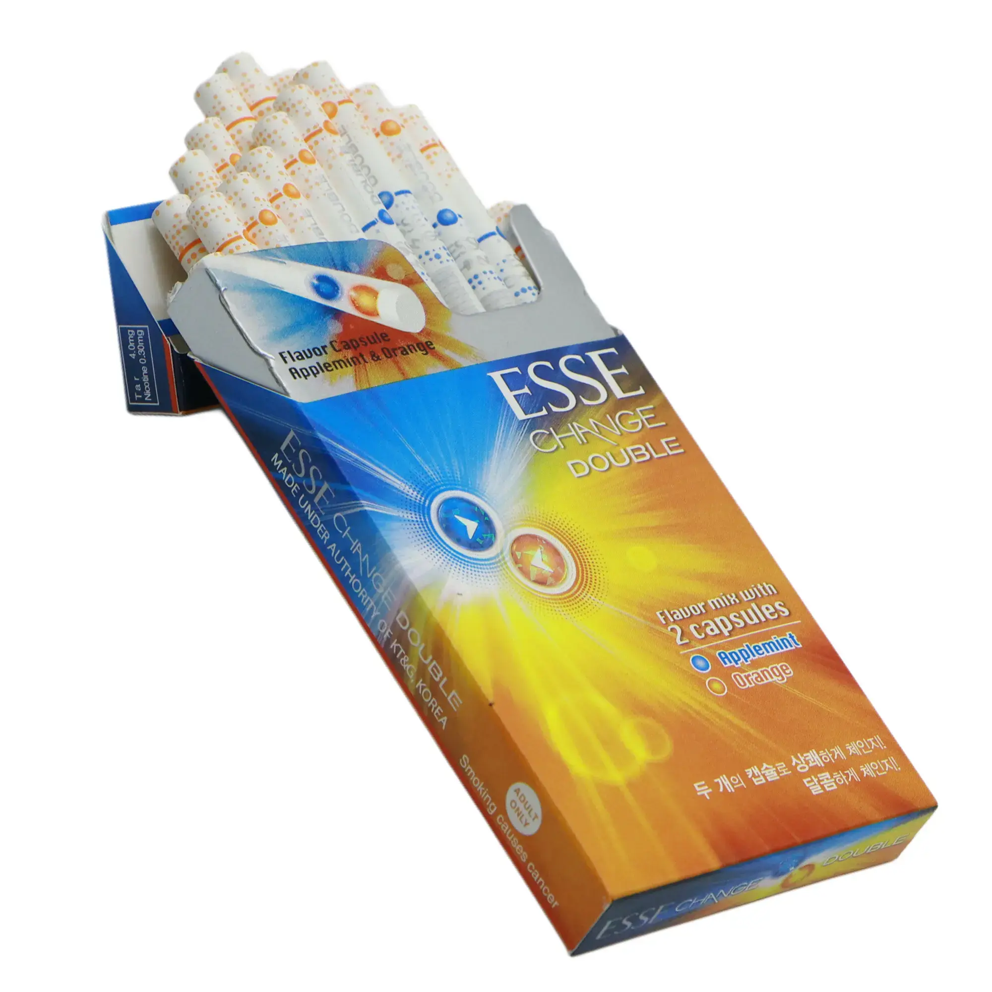 Esse Change Double Applemint Orange Cigarettes Refreshing