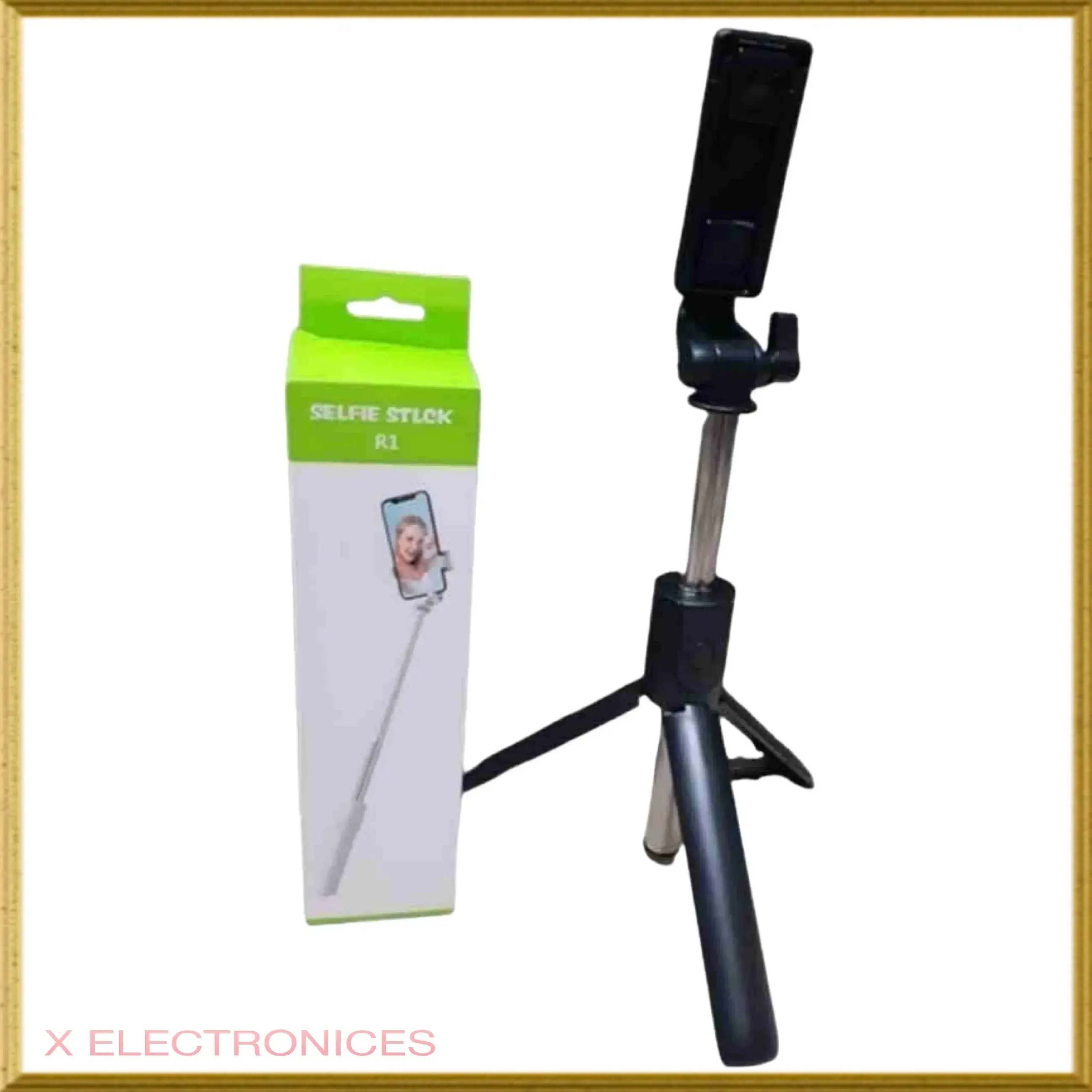 R1 Selfie Stick, Extendable Tripod Stand,Wireless Bluetooth Remote015  Monopod