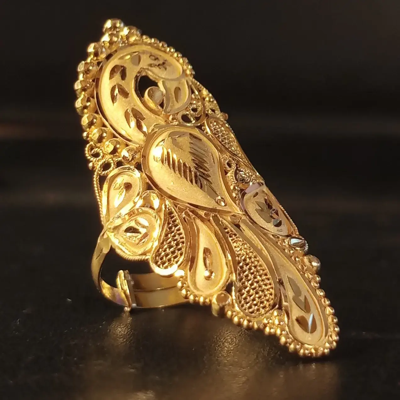 New Gold Long Ring Design Ring For Sone Ki Anguthi Ladies Ki