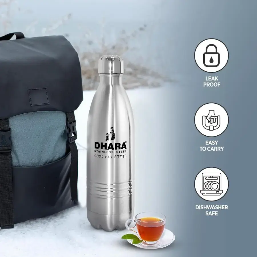 Buy Dhara Stainless Steel 24 Plus Vacuum Insulated Thermosteel