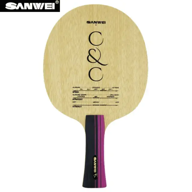 Sanwei C and C Training Carbon Table Tennis Blade