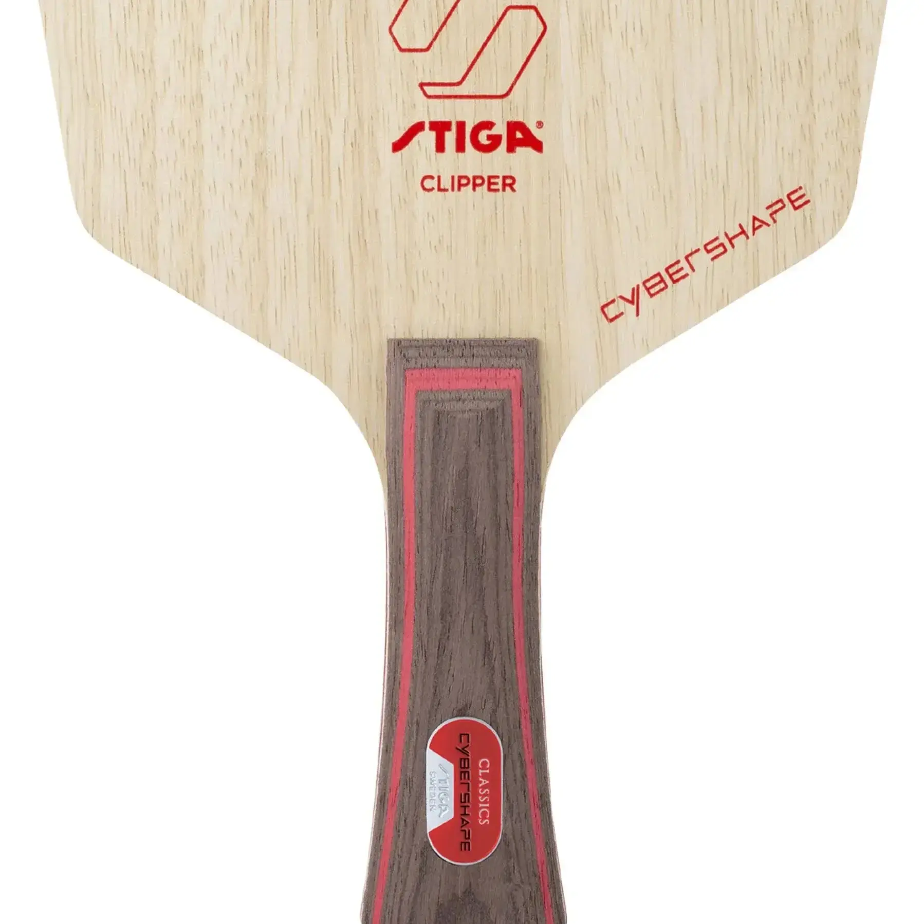 STIGA Clipper Cybershape Table Tennis Blade – 7 Ply Offensive All Wood Blade