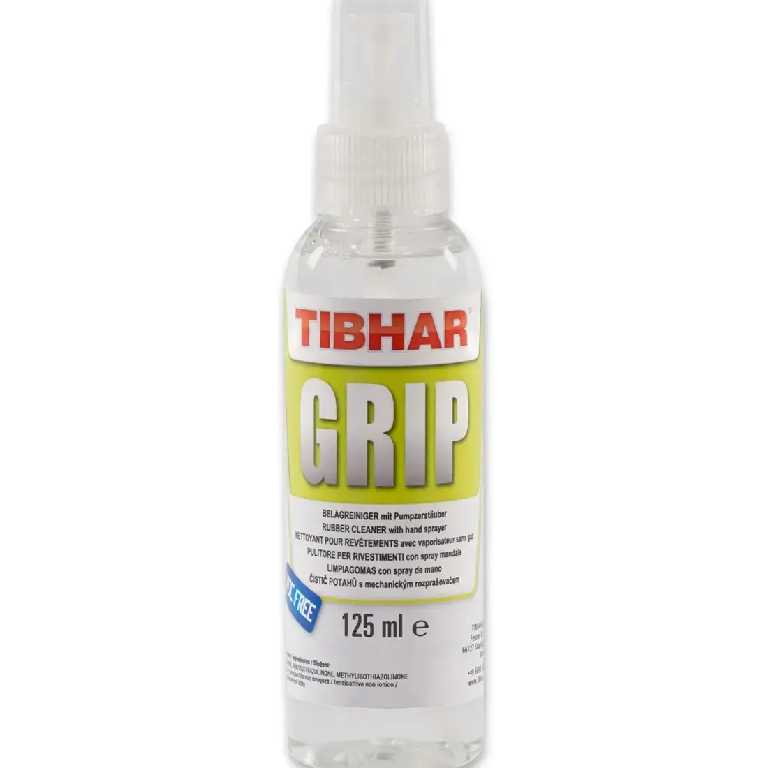 Tibhar Grip Rubber Cleaner 125ml