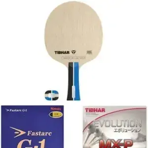Tibhar Carbon Burst MXP G1 Blade Customized Bat Intermediate Level