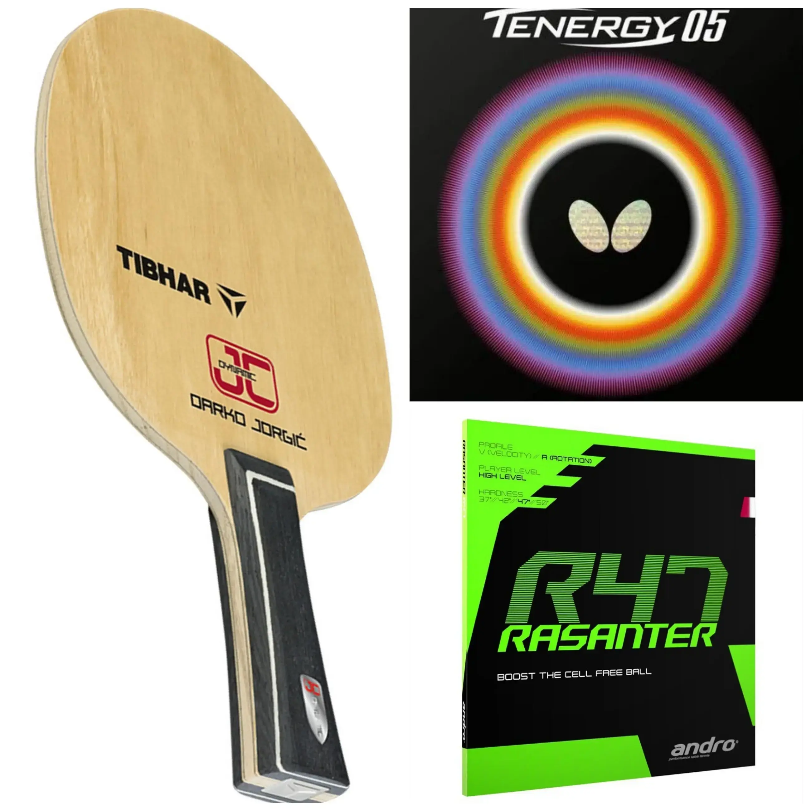 The Ultimate Table Tennis Setup Tibhar Darko Jorgic Rasanter R47 Tenergy 05