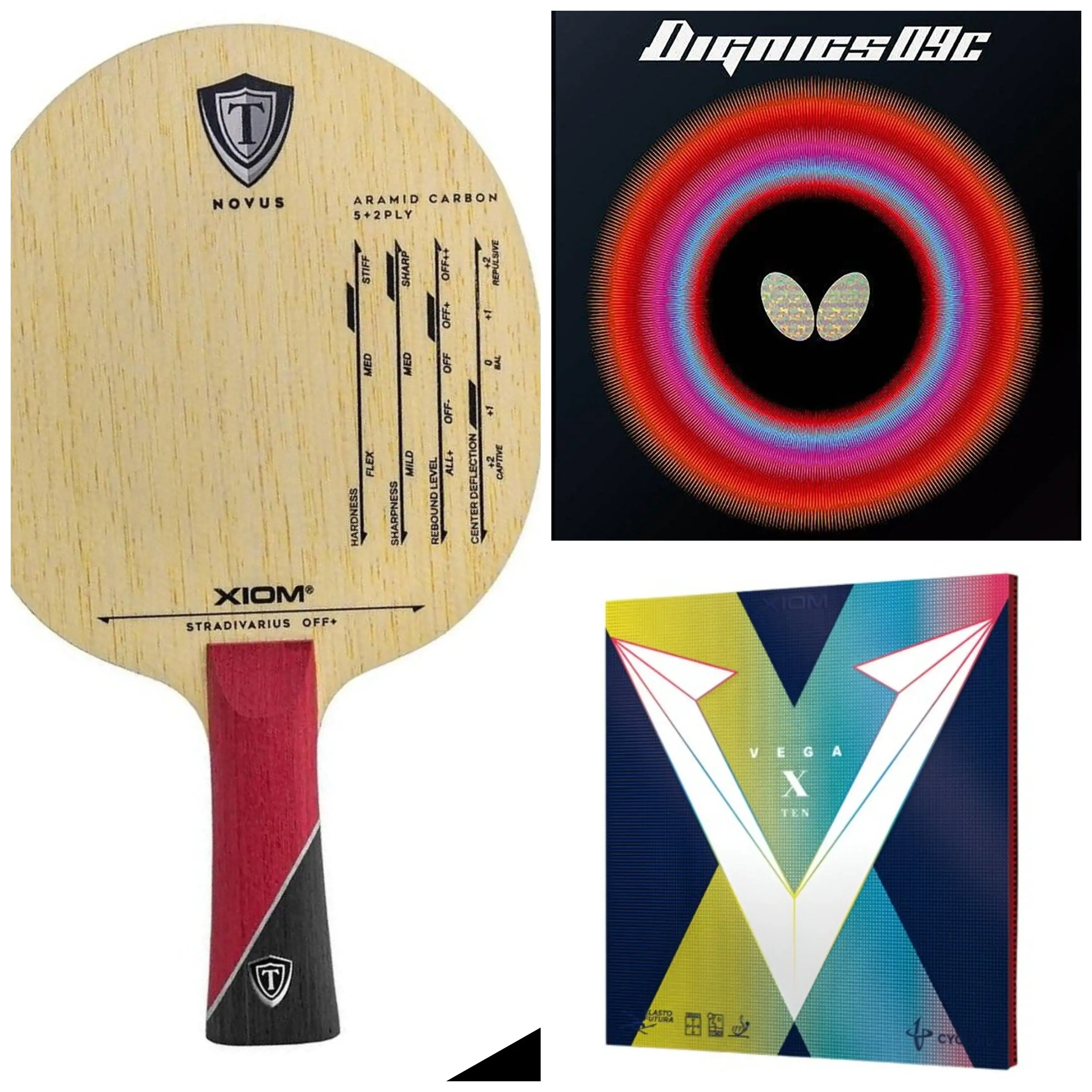 Xiom Stradivarius Blade with Dignics 09C and Vega X