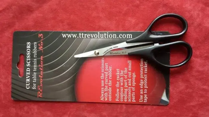 Revolution No.3 Curved Scissors for Table Tennis Rubber