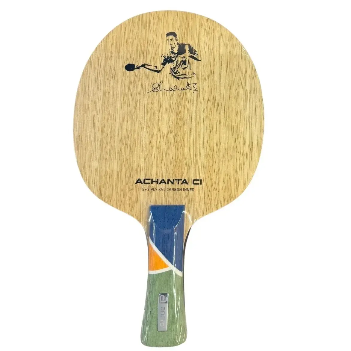 Andro Achanta CI Offensive Table Tennis Blade – Carbon Inner Control Blade Sharath Kamal Signature