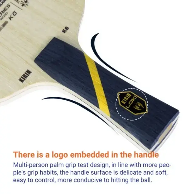 Loki K6 Blade Table Tennis Professional Pure Wood Bottom Table Tennis Racket Blade Ping Pong Blade