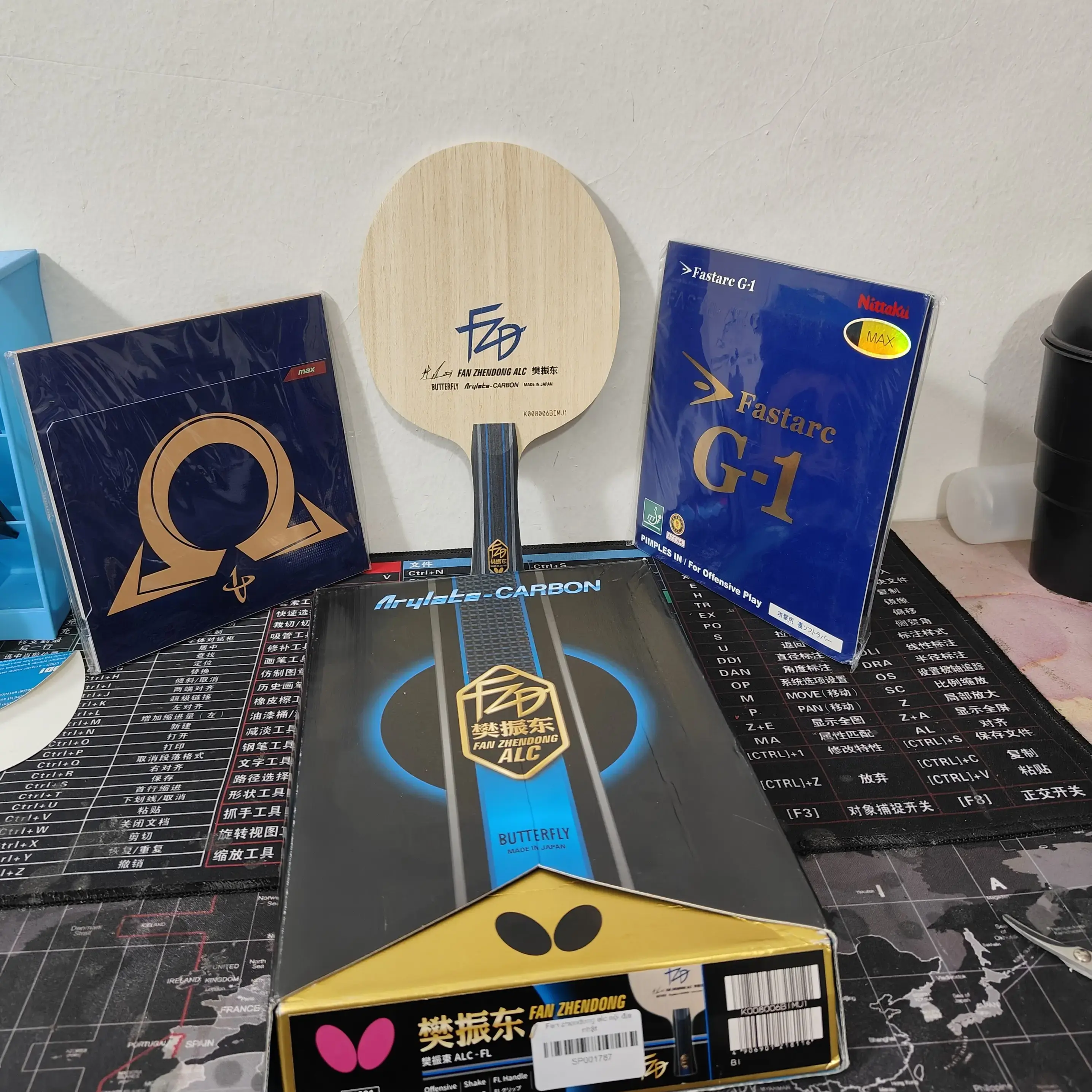 Fan Zhendong ALC Table Tennis Combo Fastarc G1 Omega 7 Pro
