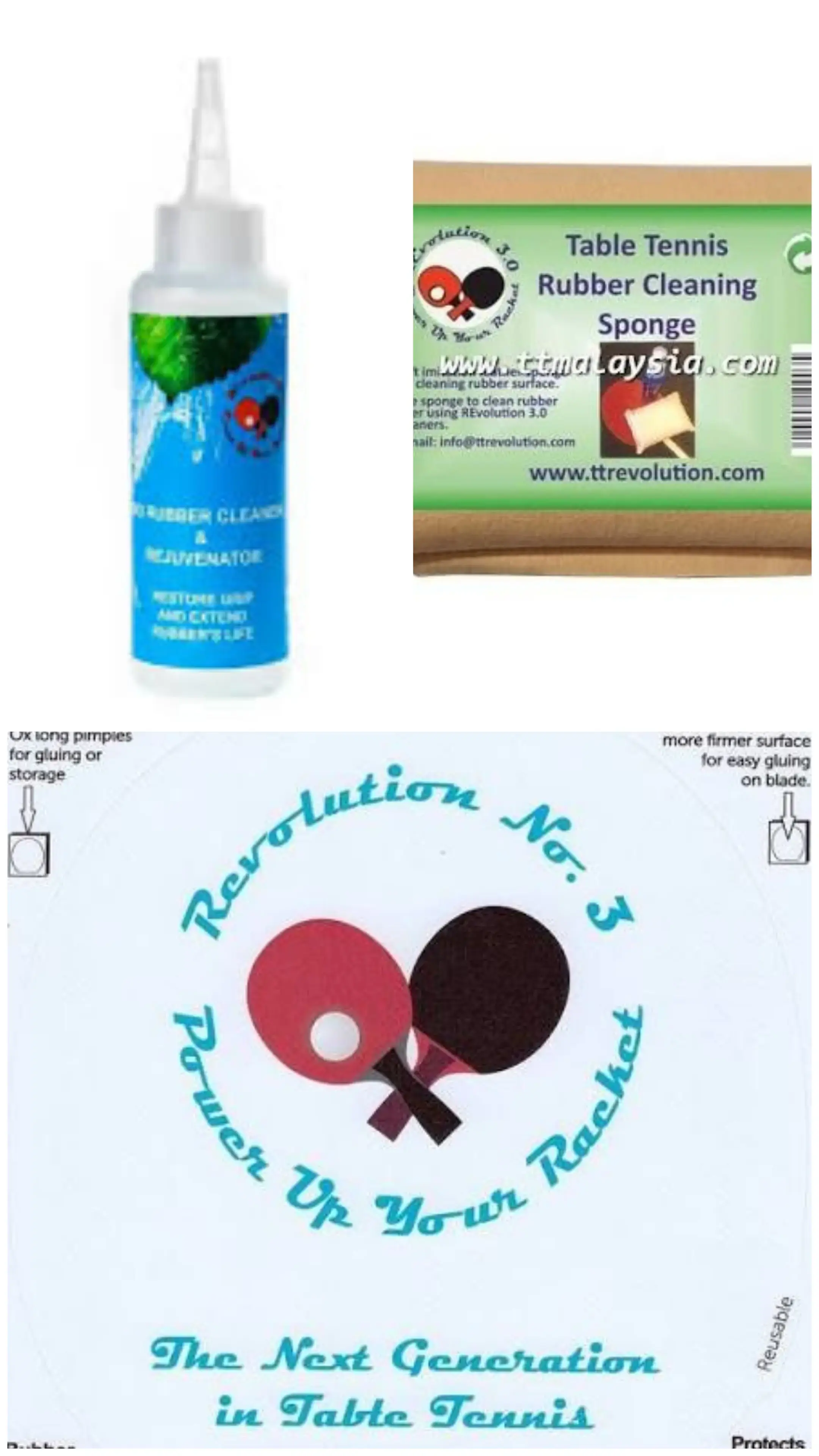Revolution No.3 Rubber Cleaner & Rejuvenator Care Kit