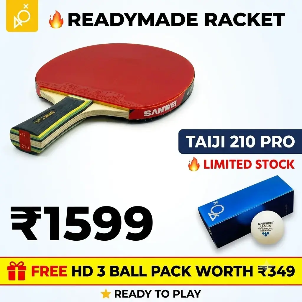 SEITAI WAVE　セイタイウェイヴ Buy Sanwei Taiji 210 Professional Table Tennis Racket online at