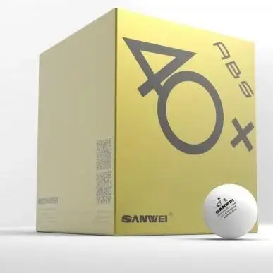 Sanwei 40 Plus ABS 1 Star Table Tennis Balls Pack of 100