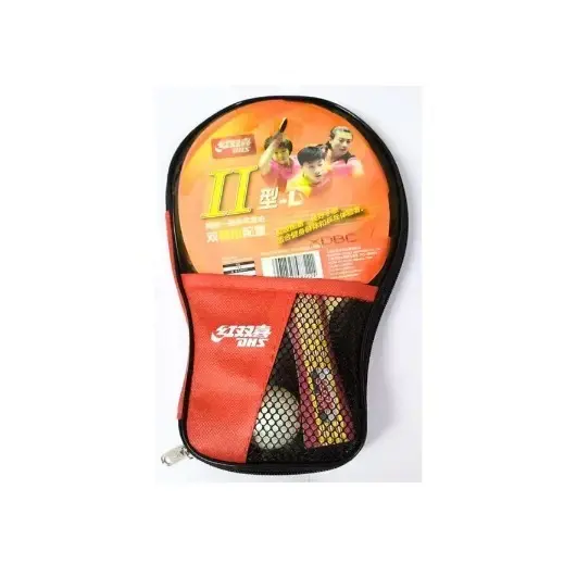 DHS Type II Table Tennis Racket Set Ideal for Hobby Players