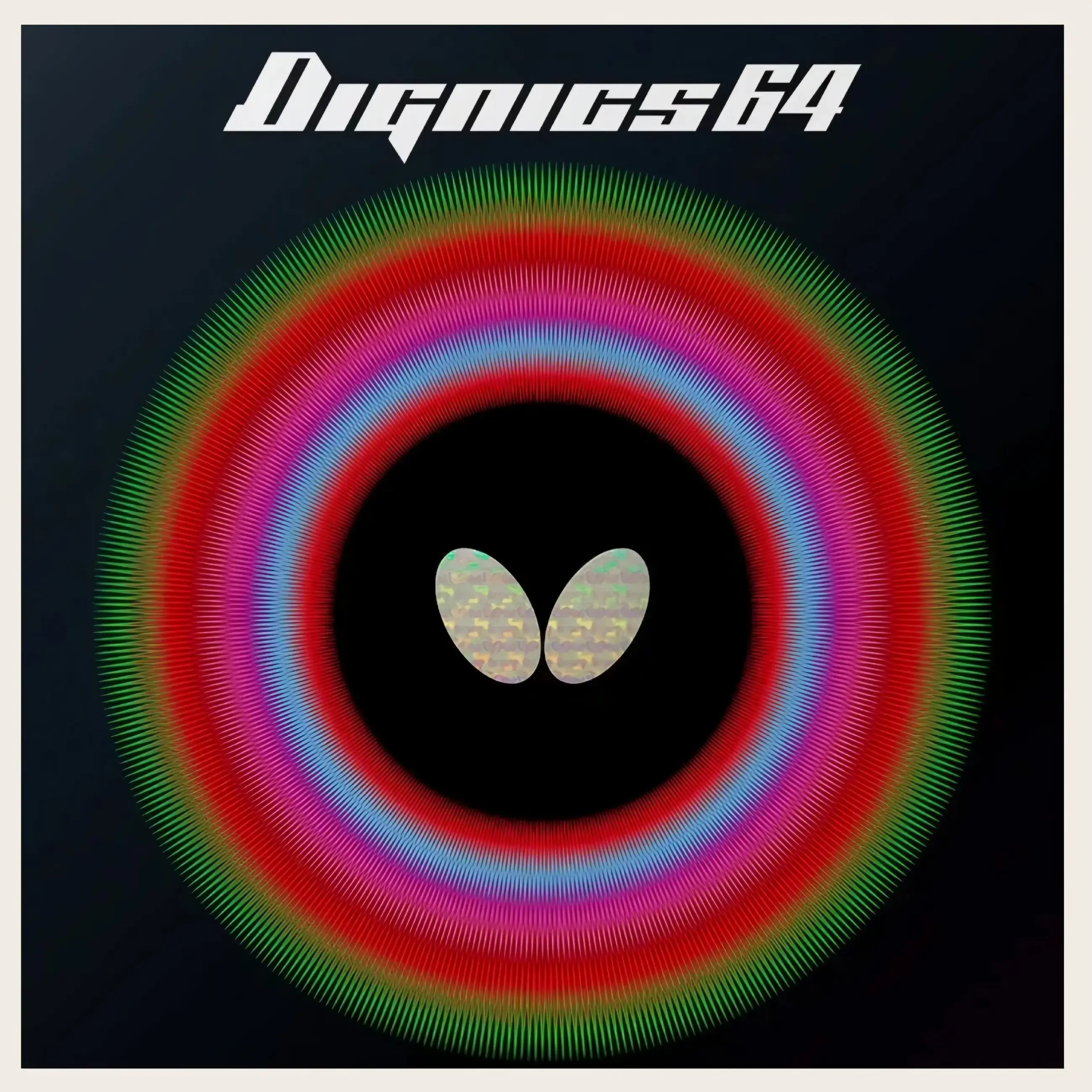 Butterfly Dignics 64 Rubber High Speed with Precision and Spin Control