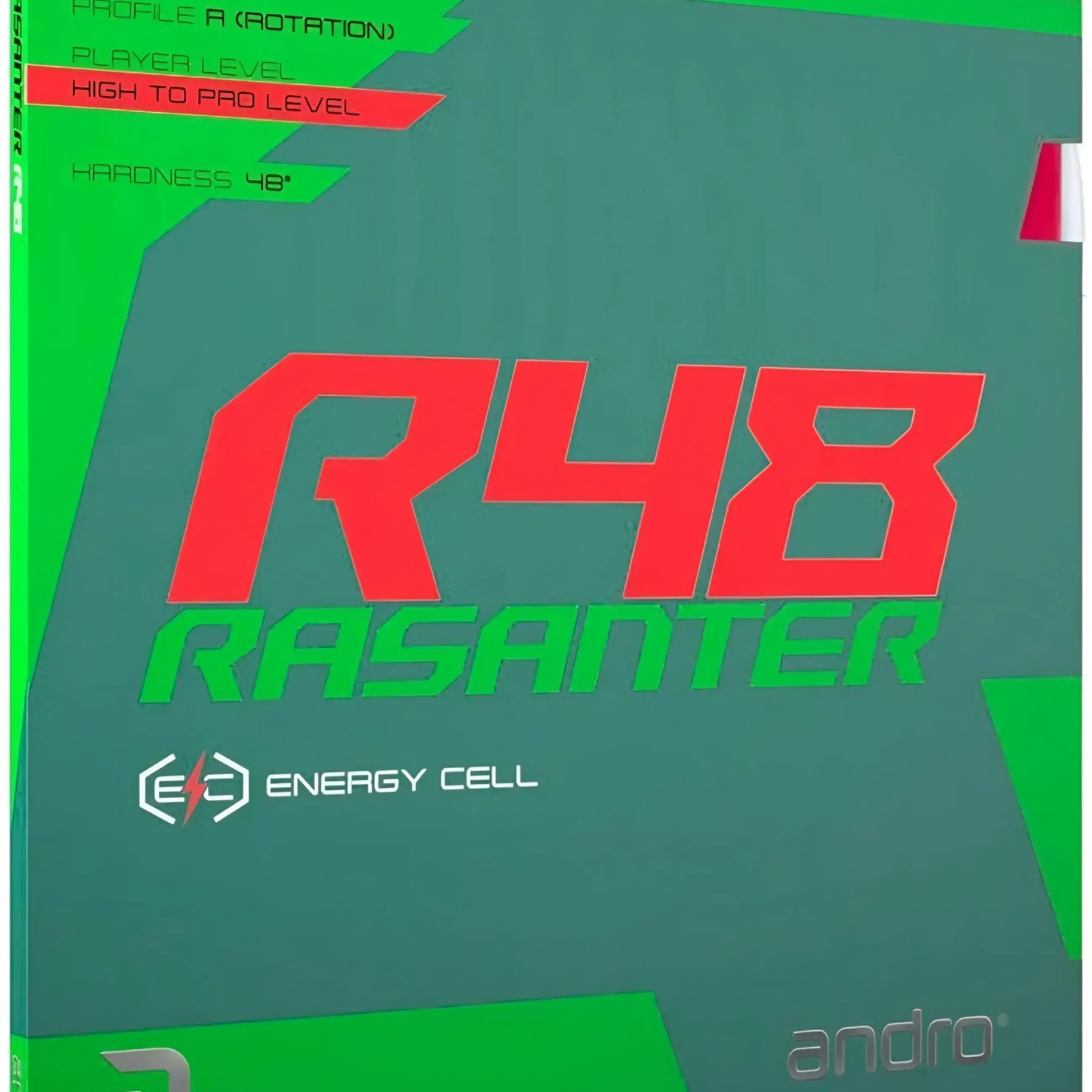 Andro Rasanter R48 Table Tennis Rubber 48 Degree