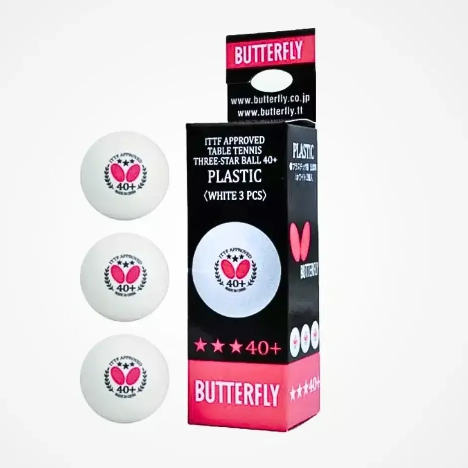 Butterfly R40+ 3 Star TT Ball (Pack of 3)