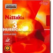 Nittaku Hurricane Pro 3 Table Tennis Rubber – Professional Sticky Spin Rubber