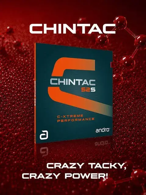 Andro Chintac 52S Table Tennis Rubber Crazy Tacky Crazy Powe