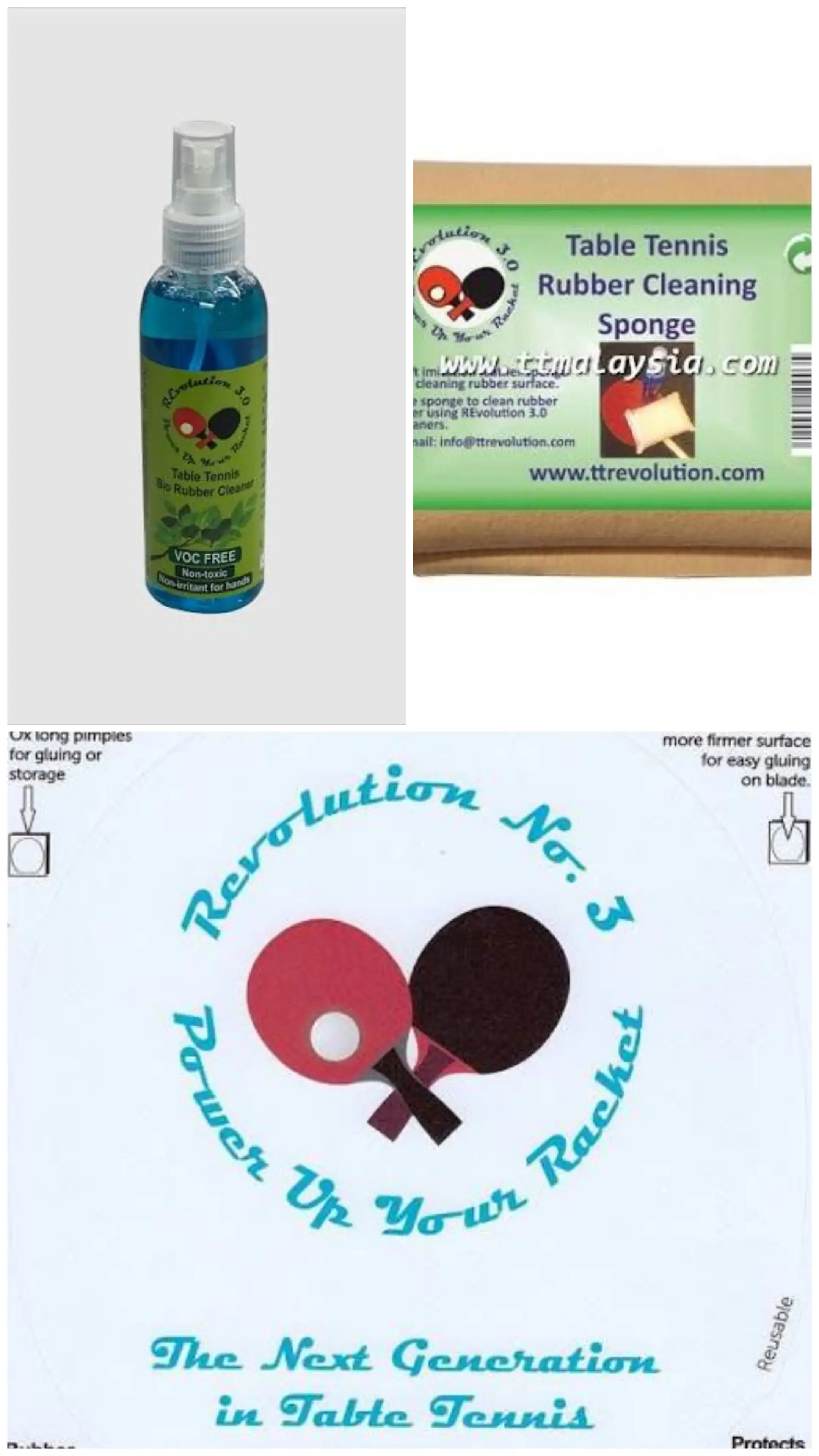 Revolution No.3 Rubber Cleaner & Bio Spray Cleaner Kit