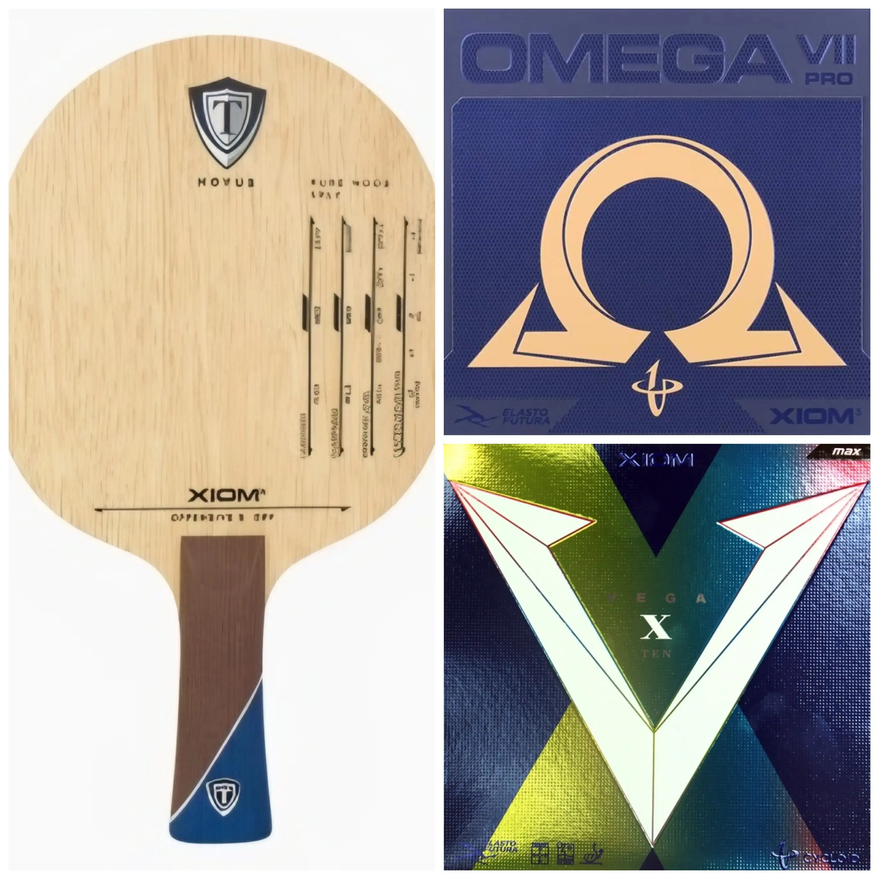 Xiom Nuvo Offensive Blade with Omega 7 Pro and Vega X