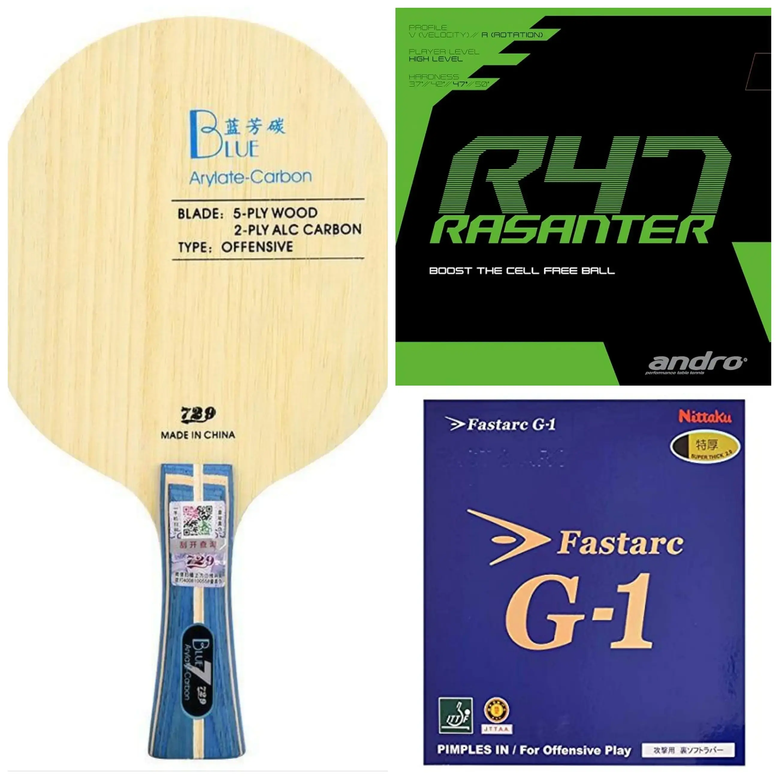Friendship ALC Blue Carbon with Rasanter R47 and Fastarc G1