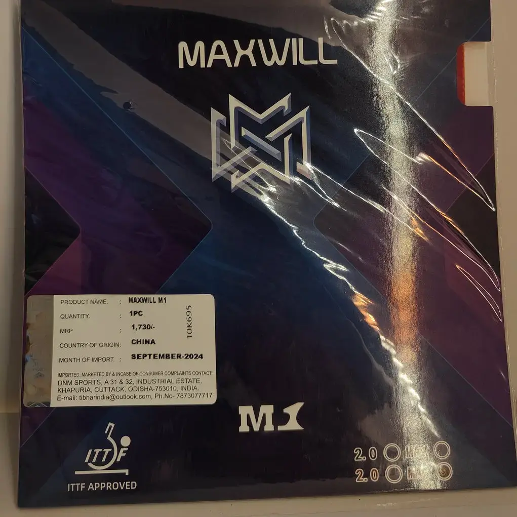 Maxwill M1 Table Tennis Rubber