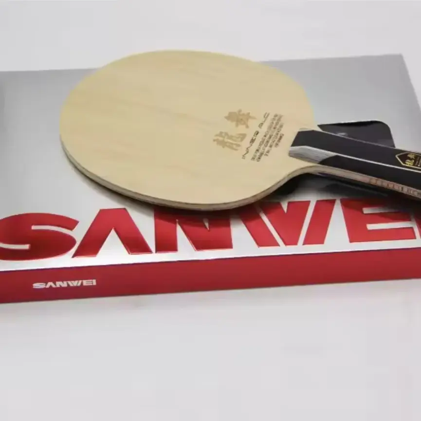 SANWEI Dragon Dance Table Tennis Blade | Yellow Aromatic Carbon | High-Performance Racket