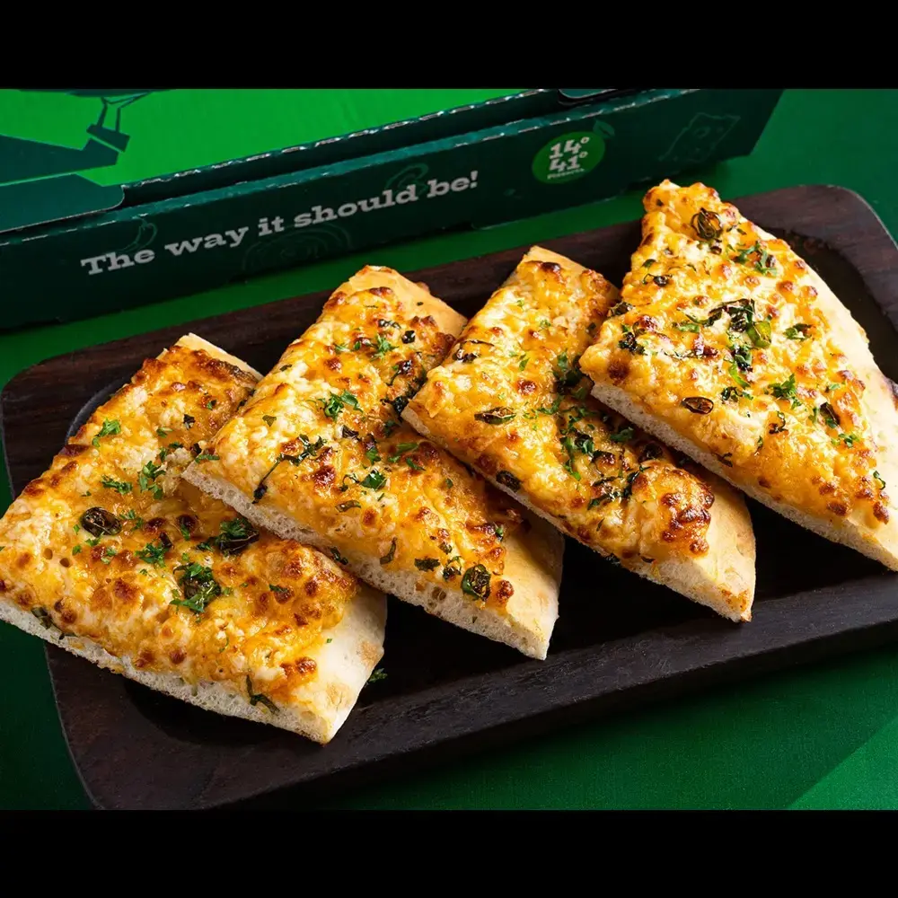 Buy Jain Chilli Cheese Bread online at best price | 14° 41° Pizzeria