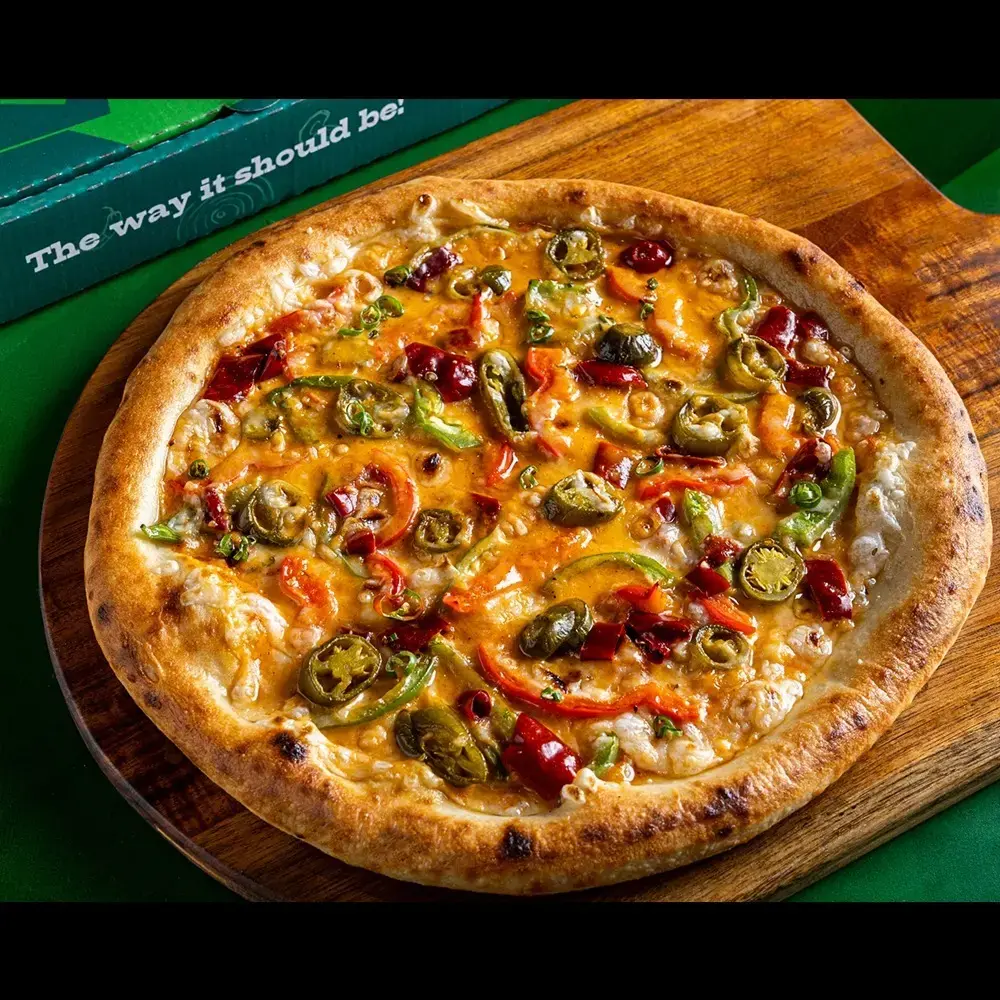 Buy Vegan Hot Chilli Pizza online at best price | 14° 41° Pizzeria